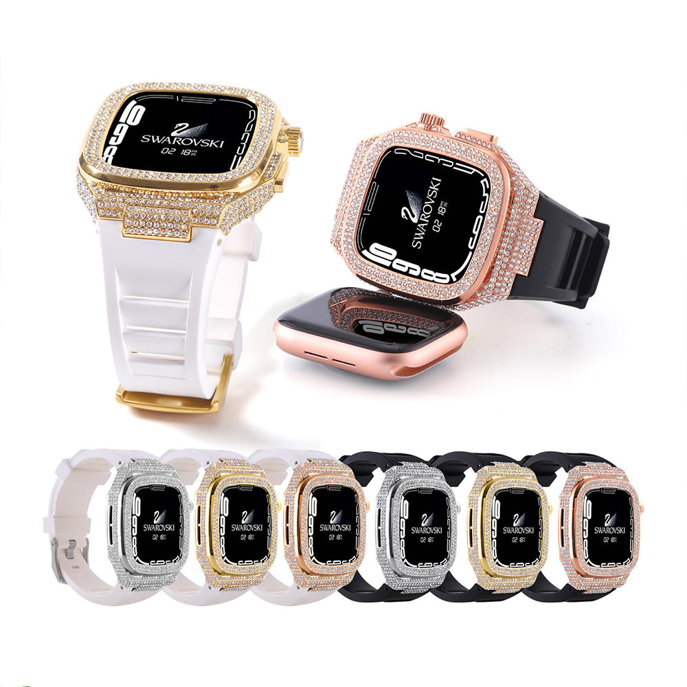 Luxury Bling Metal Watch Case Alloy 44mm/45mm