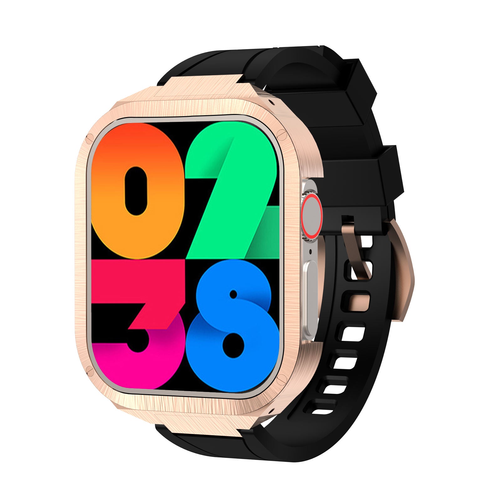 Stainless Steel WITH SILICON iWatch 49mm