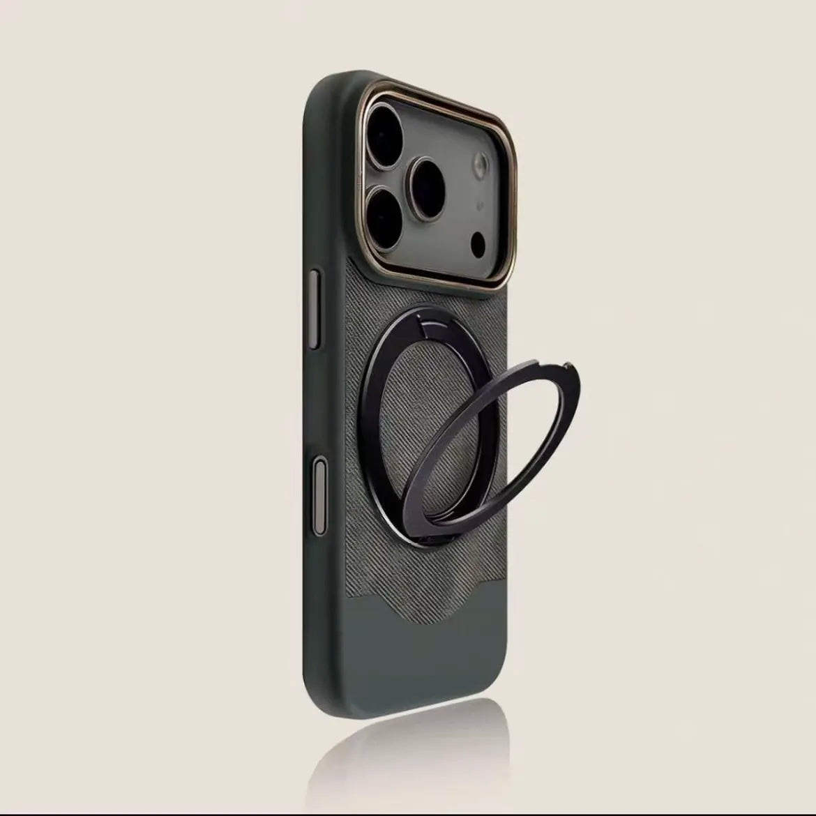 TPU Velvet Magnetic Stand Case For iPhone