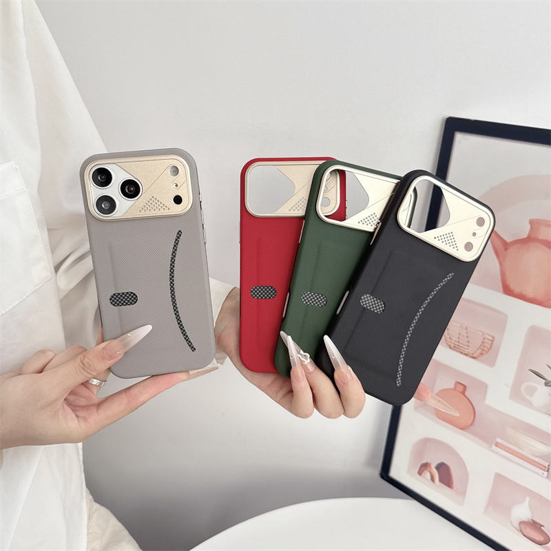 Texture Card Slots Holder Protective Case for iPhone