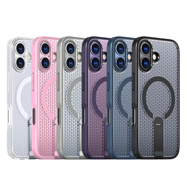 Mesh MagSafe Case With Kickstand For iPhone