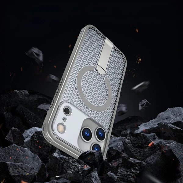 Mesh MagSafe Case With Kickstand For iPhone