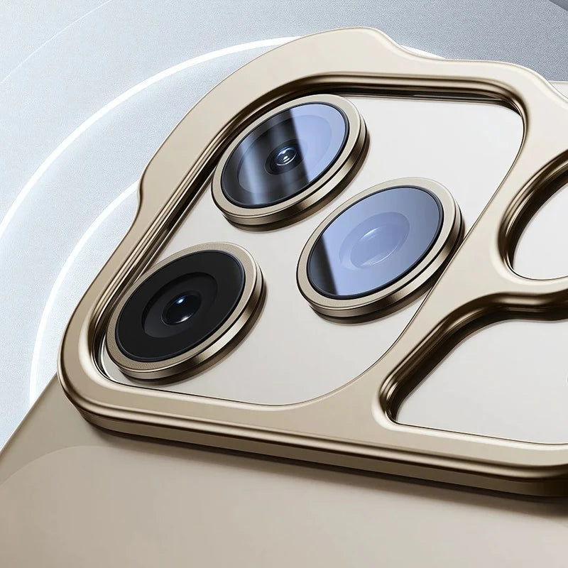 Luxury Minimilistic Case With Camera Ring for iPhone