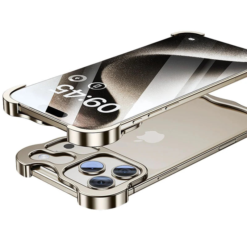 Luxury Minimilistic Case With Camera Ring for iPhone
