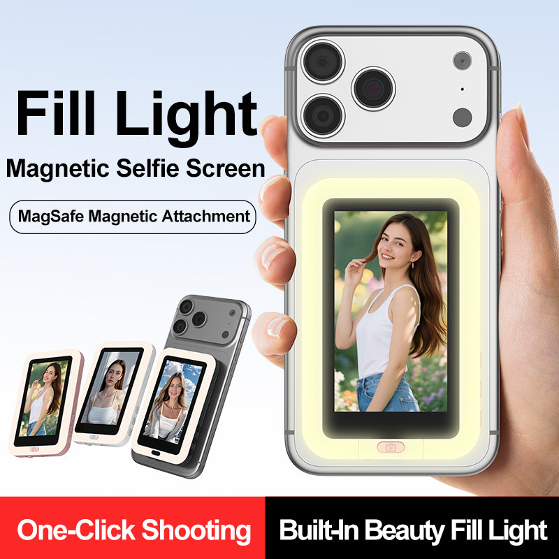 Ultra Fill Light Vlog Monitor Screen for iPhone and Android(wireless & 4k 30 fps recording supported)