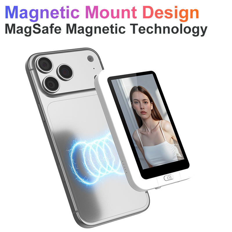 Ultra Fill Light Vlog Monitor Screen for iPhone and Android(wireless & 4k 30 fps recording supported)