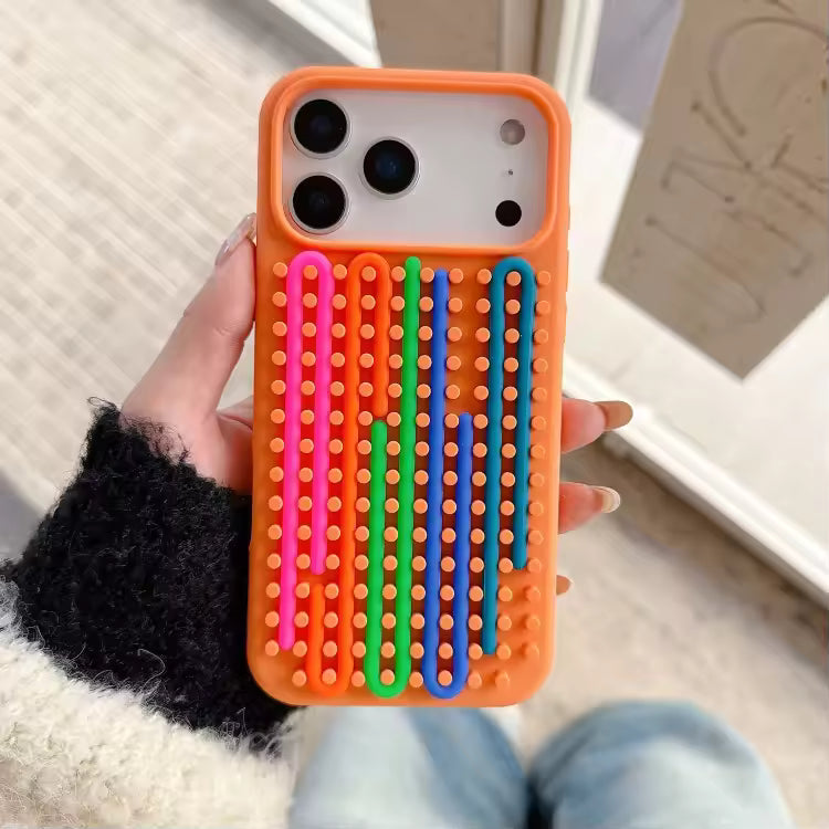 Pro Rainbow WaveLoop 3D Case For iPhone