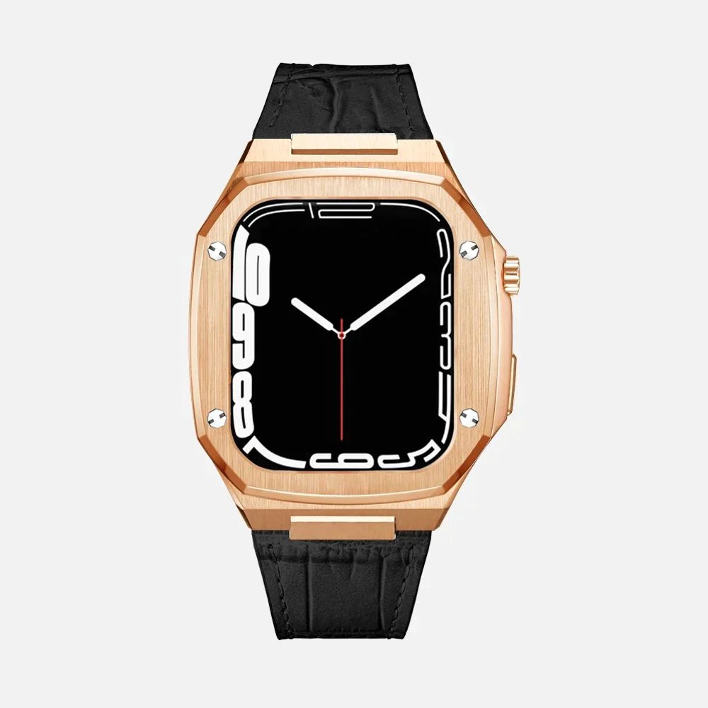 45 MM  Luxury Edition Case- Leather Strap